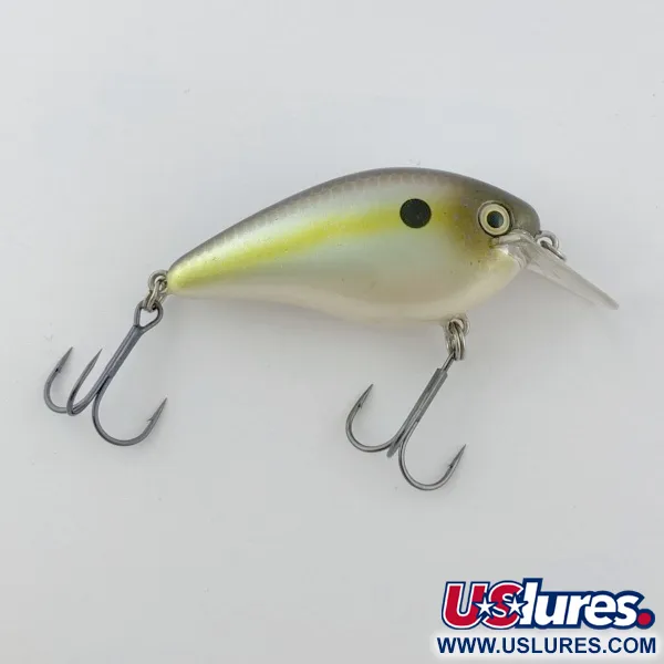 Vintage   Strike King KVD 1.5 Silent square bill, 2/5oz Olive Sexy Shad fishing lure #23947