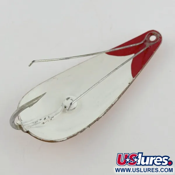 Vintage   Master Weedless Wiggler Augues Bait , 2/3oz copper/red fishing spoon #23963