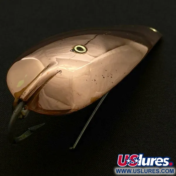 Vintage   Master Weedless Wiggler Augues Bait , 2/3oz copper/red fishing spoon #23963