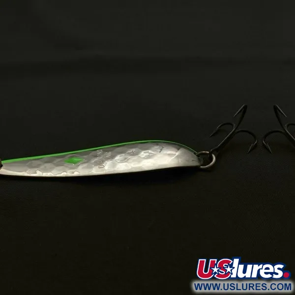 Vintage   Luhr Jensen Diamond King 4, 1/2oz nickel fishing spoon #23978