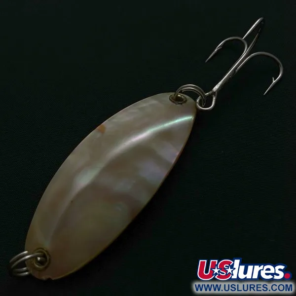 Vintage   Pflueger Pearl Spoon, 2/5oz pearl fishing spoon #23983