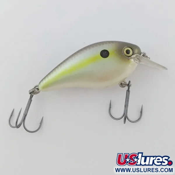 Vintage   Strike King KVD 1.5 Silent square bill, 2/5oz Olive Sexy Shad fishing lure #23995