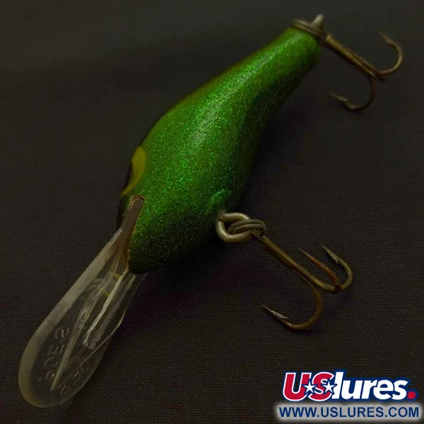 Vintage  Poe’s Poe's Super Cedar, 1/3oz green fishing lure #24000