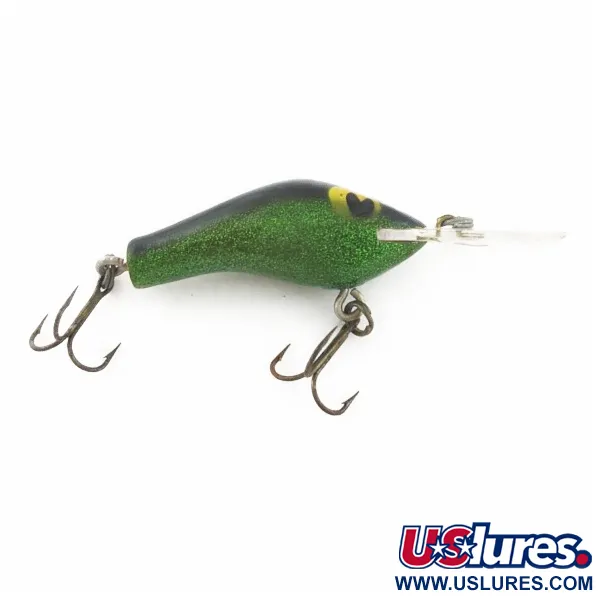 Vintage  Poe’s Poe's Super Cedar, 1/3oz green fishing lure #24000