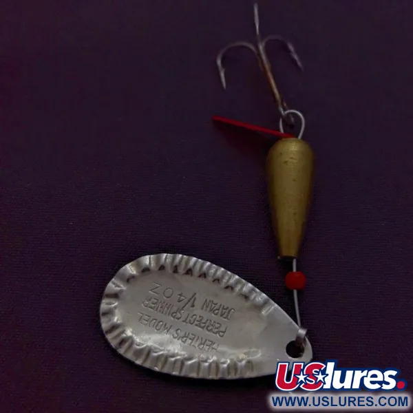 Vintage   Herter's Perfect Spinner (Japan), 1/4oz silver spinning lure #24001