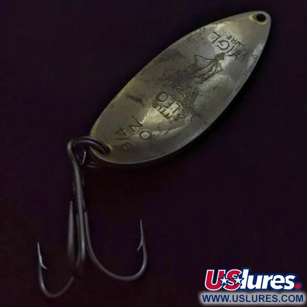 Vintage  Seneca Little Cleo (Hula Girl), 3/4oz gold fishing spoon #24002