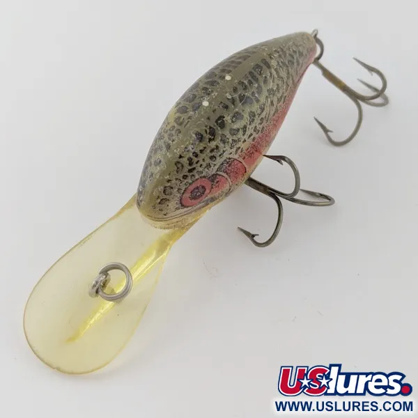 Vintage   Rebel Deep Wee R, 1/3oz Brown Trout fishing lure #24004