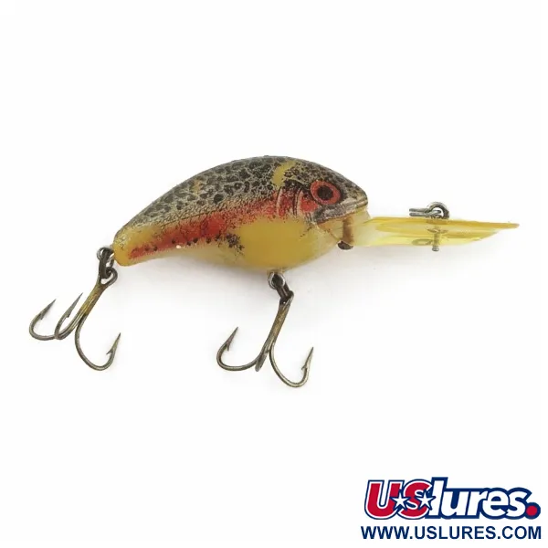Vintage   Rebel Deep Wee R, 1/3oz Brown Trout fishing lure #24004