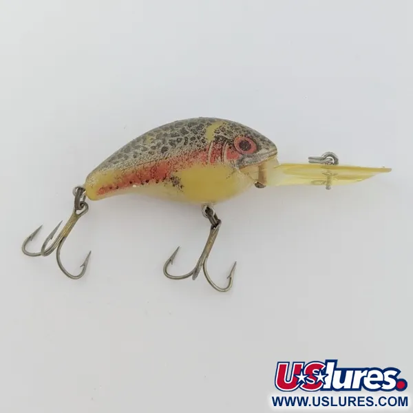 Vintage   Rebel Deep Wee R, 1/3oz Brown Trout fishing lure #24004