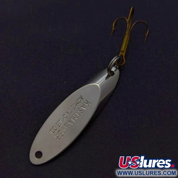 Vintage  Acme  Kastmaster, 1/4oz nickel fishing spoon #24006