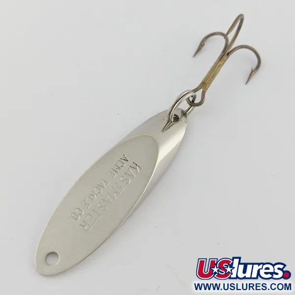Vintage  Acme  Kastmaster, 1/4oz nickel fishing spoon #24006