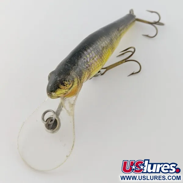 Vintage  Bagley Bait Bagley Balsa Small Fry Perch, 1/2oz Perch fishing lure #24010