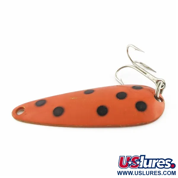 Vintage    Len Thompson #2, 1oz red/gold fishing spoon #24014