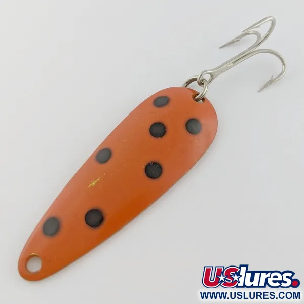 Vintage    Len Thompson #2, 1oz red/gold fishing spoon #24014
