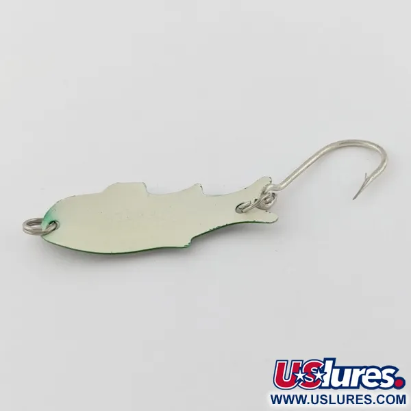 Vintage   Shoff's Big Triple Teazer, 1/16oz Frog fishing spoon #24022