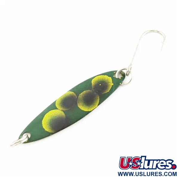 Vintage   Luhr Jensen Needlefish 1, 1/16oz Frog fishing spoon #24025