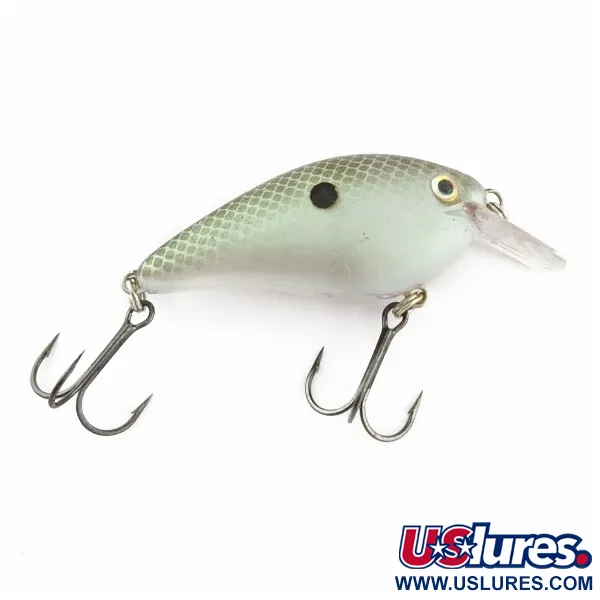 Vintage   Strike King KVD 1.5 Silent square bill, 2/5oz Olive Sexy Shad fishing lure #24028