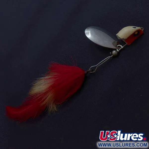 Vintage   Paul Bunyan 66, 2/5oz red spinning lure #24033