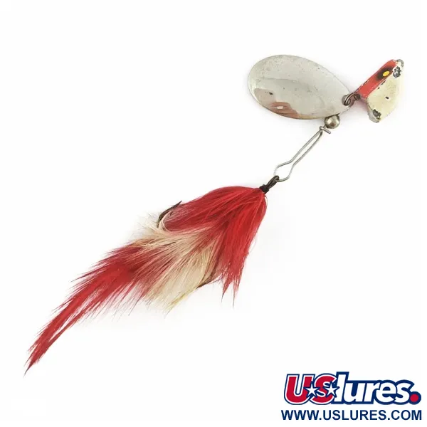 Vintage   Paul Bunyan 66, 2/5oz red spinning lure #24033