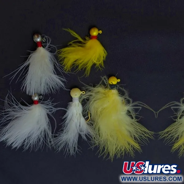 Vintage  Creme Lure Co Creme Jigs, 5 ps, 1/8oz  fishing #24038