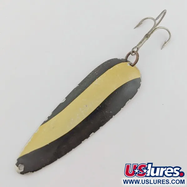 Vintage  Eppinger Dardevle Detroit (1930s), 1oz Black Devle fishing spoon #24040