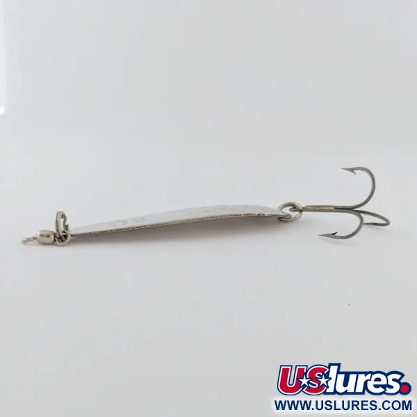 Vintage   Miller Flutter Spin 3, 1/2oz Silver fishing spoon #24041