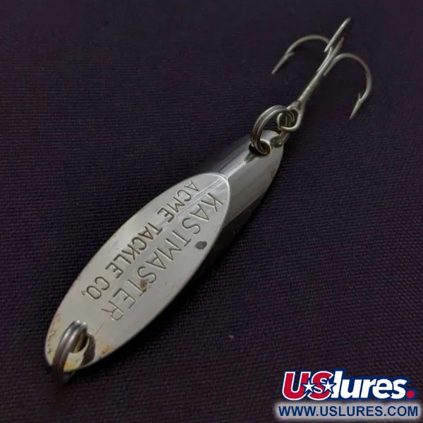 Vintage  Acme  Kastmaster, 1 1/4oz nickel fishing spoon #24044