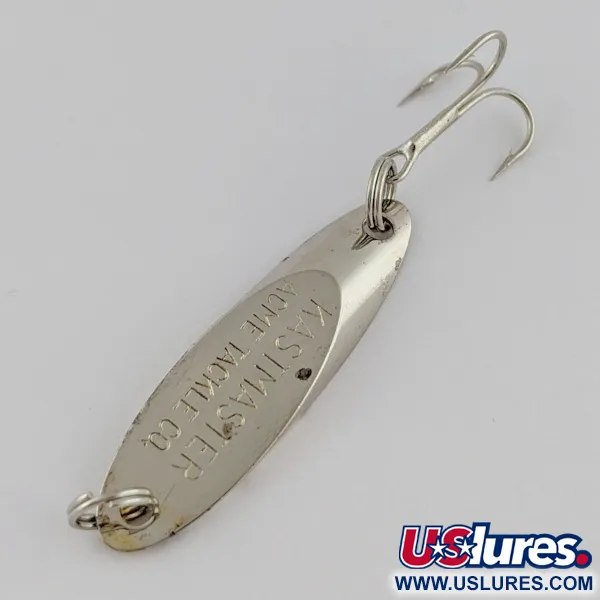 Vintage  Acme  Kastmaster, 1 1/4oz nickel fishing spoon #24044