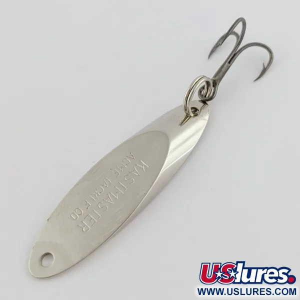 Vintage  Acme  Kastmaster, 1/4oz nickel fishing spoon #24048