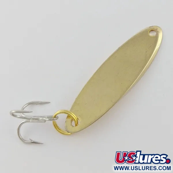 Vintage  Acme Kastmaster, 1/4oz gold fishing spoon #24049