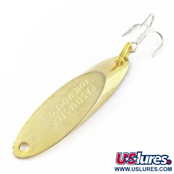 Vintage  Acme Kastmaster, 1/4oz gold fishing spoon #24049