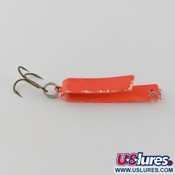 Vintage  Luhr Jensen Super-Duper 503, 1/8oz hot pink fishing spoon #24051