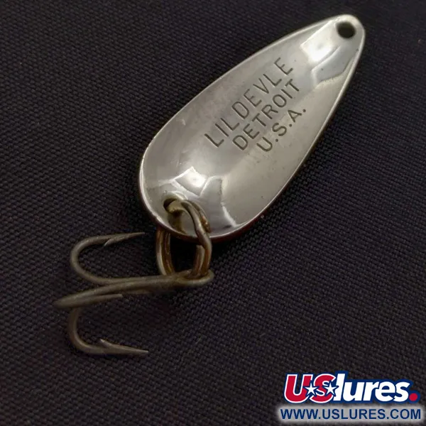Vintage  Eppinger Dardevle Lildevle, 1/8oz Red Devle fishing spoon #24053
