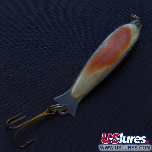 Vintage   Compac Abalone Spoon (Japan), 1/3oz Abalone pearl fishing spoon #24060