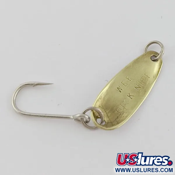 Vintage  Dick Nite Spoons Dick Nite, 1/64oz pearl fishing spoon #24068