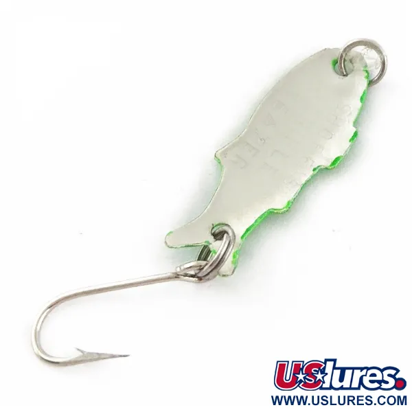 Vintage   Shoff's Triple Teazer, 1/32oz green fishing spoon #24070