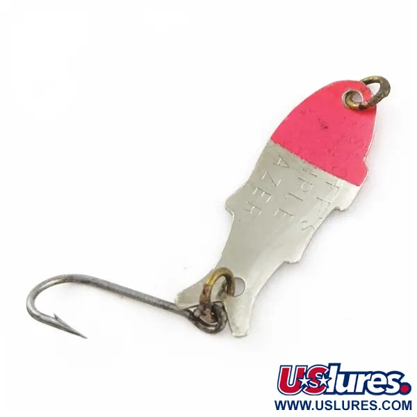 Vintage   Shoff's Triple Teazer, 1/32oz  Red / Nickel fishing spoon #24071