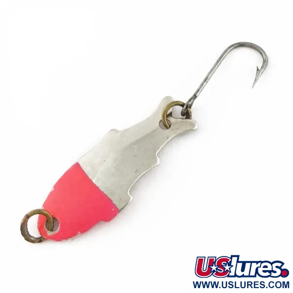 Vintage   Shoff's Triple Teazer, 1/32oz  Red / Nickel fishing spoon #24071