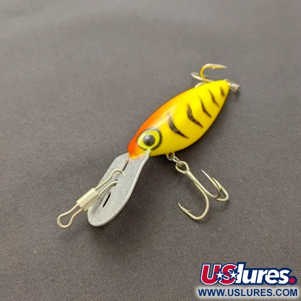 Vintage   Storm Hot'N'Tot Thin Fin, 1/4oz yellow fishing lure #24074