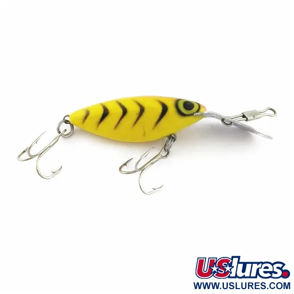 Vintage   Storm Hot'N'Tot Thin Fin, 1/4oz yellow fishing lure #24074