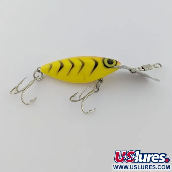 Vintage   Storm Hot'N'Tot Thin Fin, 1/4oz yellow fishing lure #24074