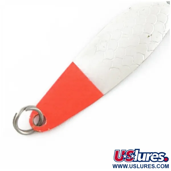 Vintage   Luhr Jensen Needlefish 2, 3/32oz red head fishing spoon #24077