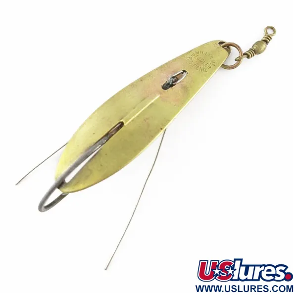 Vintage   Williams Weedler, 3/5oz Brass fishing spoon #24080