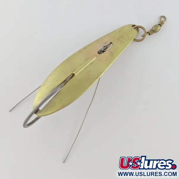Vintage   Williams Weedler, 3/5oz Brass fishing spoon #24080