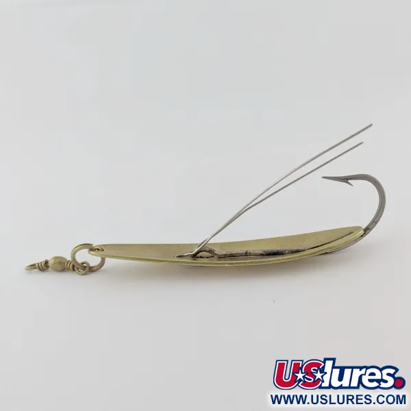 Vintage   Williams Weedler, 3/5oz Brass fishing spoon #24080
