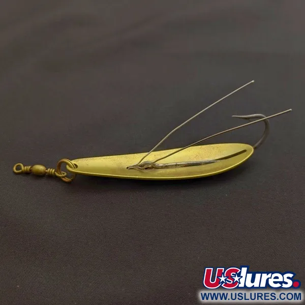 Vintage   Williams Weedler, 3/5oz Brass fishing spoon #24080