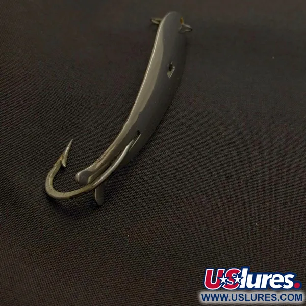 Vintage   EB Dipper Weedless, 3/16oz Nickel fishing spoon #24086