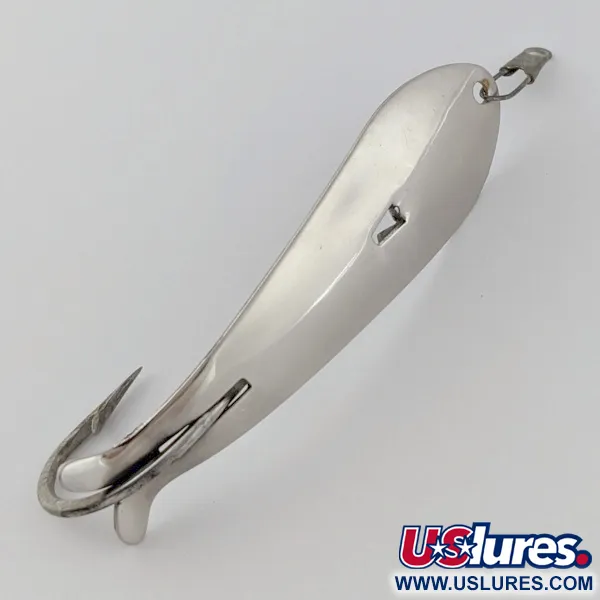 Vintage   EB Dipper Weedless, 3/16oz Nickel fishing spoon #24086