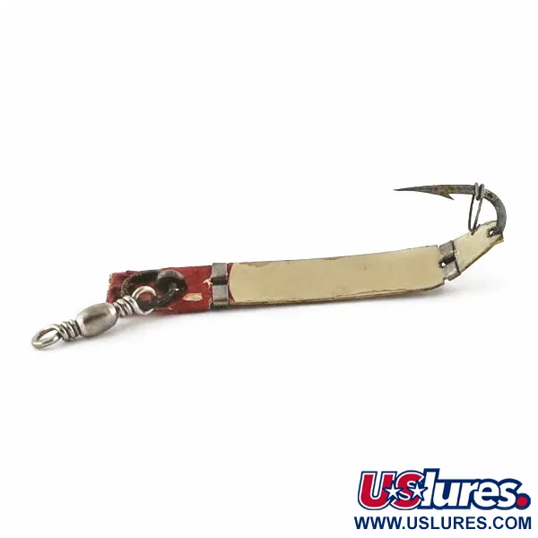 Vintage   South Bend  Trix-Oreno , 1/16oz white/red fishing spoon #24087