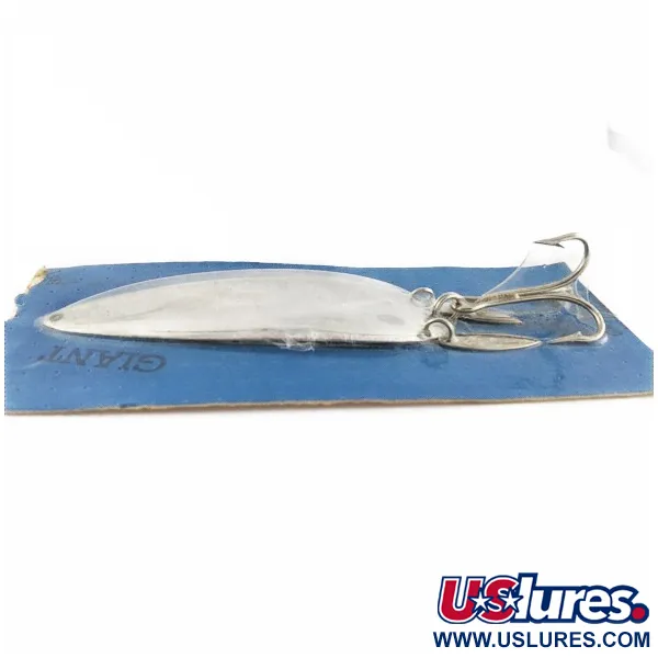  Marathon Bait Company Marathon Giant , 3/4oz Nickel fishing spoon #24088